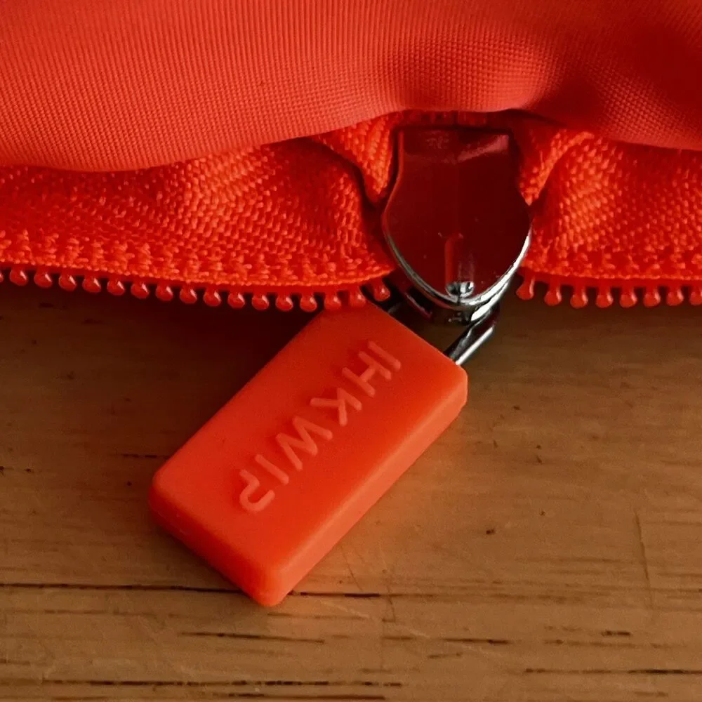 Foldable Toiletry Bag Bright Orange Travel Cosmetic Bag New -NWT